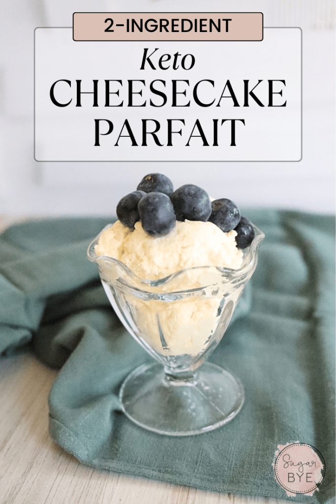 2-ingredient Keto Cheesecake Parfait