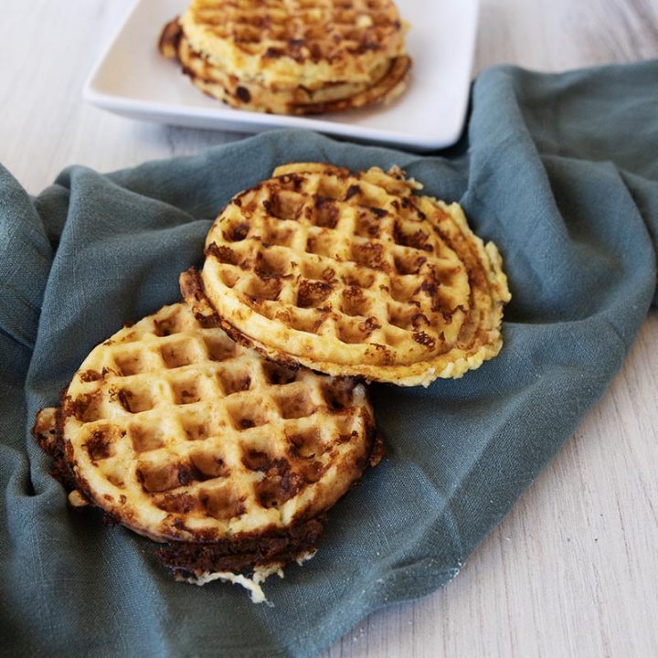 Keto Cheese Waffles - Chaffles